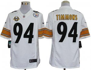 Jerseys Factory Cheap Nike Steelers #94 Lawrence Timmons White W
