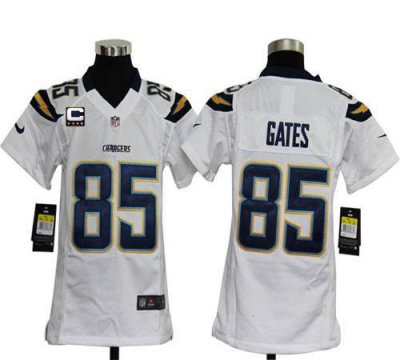 Jerseys Factory Cheap Nike Chargers #85 Antonio Gates White With