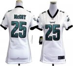 Jerseys Factory Cheap Nike Eagles #25 LeSean McCoy White Women's