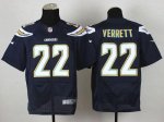 Jerseys Factory Cheap Nike Chargers #22 Jason Verrett Navy Blue