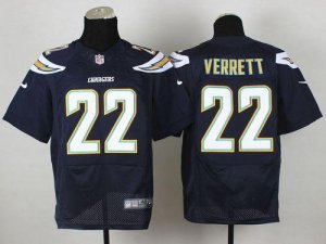 Jerseys Factory Cheap Nike Chargers #22 Jason Verrett Navy Blue