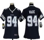 Jerseys Factory Cheap Nike Cowboys #94 DeMarcus Ware Navy Blue T