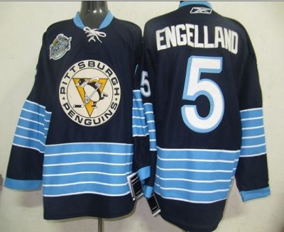 Jerseys Factory Cheap Penguins #5 Deryk Engelland 2011 Winter Cl