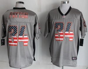 Jerseys Factory Cheap Nike Bears #34 Walter Payton Grey Men's St
