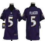Jerseys Factory Cheap Nike Ravens #5 Joe Flacco Purple Team Colo