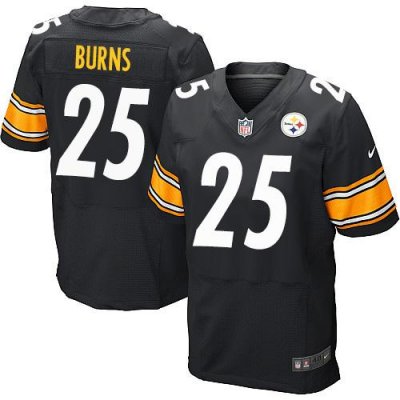 Jerseys Factory Cheap Nike Steelers #25 Artie Burns Black Team C
