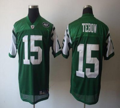Jerseys Factory Cheap Jets #15 Tim Tebow Green Stitched NFL Jers