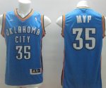 Jerseys Factory Cheap Thunder #35 Kevin Durant Blue MVP Stitched