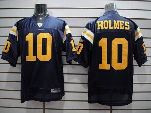 Jerseys Factory Cheap Jets #10 Santonio Holmes Stitched Blue NFL
