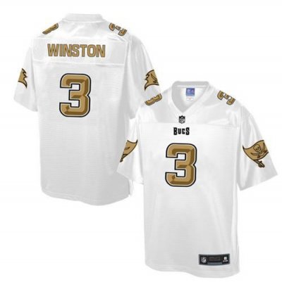 Jerseys Factory Cheap Nike Buccaneers #3 Jameis Winston White Me