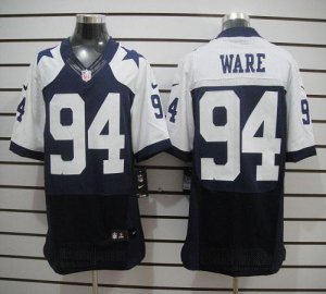Jerseys Factory Cheap Nike Cowboys #94 DeMarcus Ware Navy Blue T