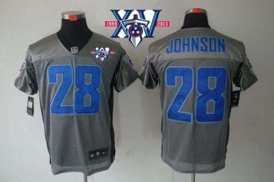 Jerseys Factory Cheap Nike Titans #28 Chris Johnson Grey Shadow