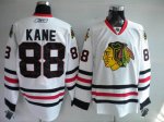 Jerseys Factory Cheap Blackhawks #88 Patrick Kane Embroidered Wh