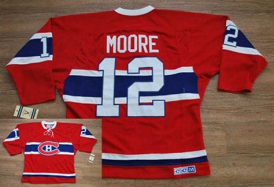 Jerseys Factory Cheap Canadiens #12 Dominic Moore Embroidered Re