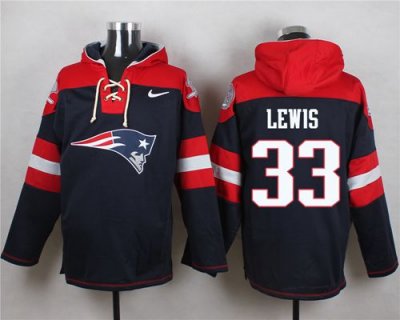 Jerseys Factory Cheap Nike Patriots #33 Dion Lewis Navy Blue Pla