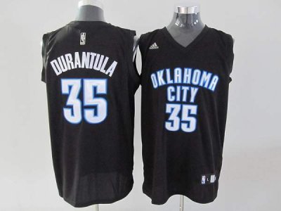 Jerseys Factory Cheap Thunder #35 Kevin Durant Stitched Black Du