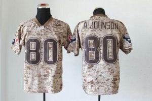 Jerseys Factory Cheap Nike Texans #80 Andre Johnson Camo USMC Me