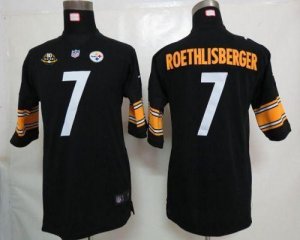 Jerseys Factory Cheap Nike Steelers #7 Ben Roethlisberger Black