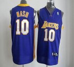 Jerseys Factory Cheap Lakers #10 Steve Nash Purple Road Revoluti