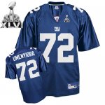 Jerseys Factory Cheap Giants #72 Osi Umenyiora Blue Super Bowl X