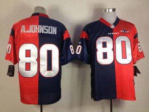 Jerseys Factory Cheap Nike Texans #80 Andre Johnson Navy Blue/Re