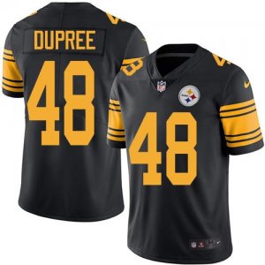 Jerseys Factory Cheap Nike Steelers #48 Bud Dupree Black Men's S