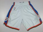 Jerseys Factory Cheap Oklahoma City Thunder White NBA Shorts