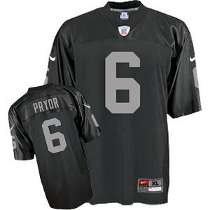 Jerseys Factory Cheap Nike Raiders #6 Terrelee Pryor Black Stitc