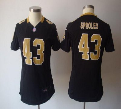Jerseys Factory Cheap Nike Saints #43 Darren Sproles Black Team