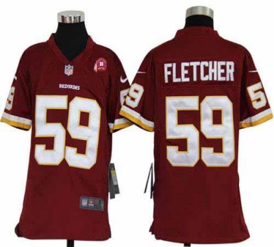 Jerseys Factory Cheap Nike Redskins #59 London Fletcher Burgundy
