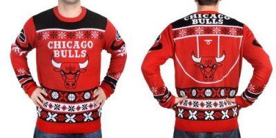 Jerseys Factory Cheap Chicago Bulls Men's NBA Ugly Sweater