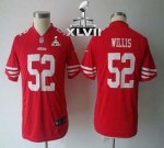 Jerseys Factory Cheap Nike 49ers #52 Patrick Willis Red Team Col