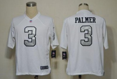 Jerseys Factory Cheap Nike Raiders #3 Carson Palmer White Silver