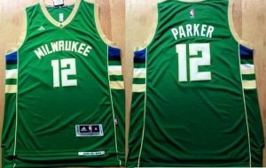 Jerseys Factory Cheap Revolution 30 Bucks #12 Jabari Parker Gree