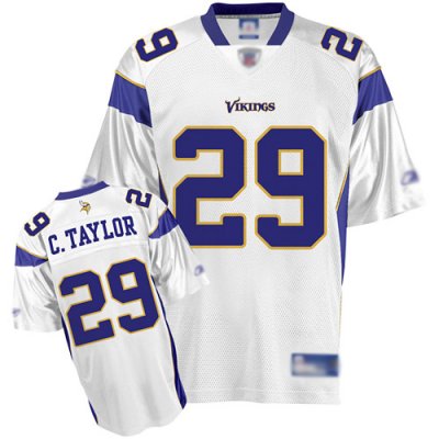 Jerseys Factory Cheap Vikings #29 Chester Taylor White Stitched