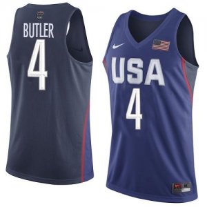 Jerseys Factory Cheap Nike Team USA #4 Jimmy Butler Navy Blue 20