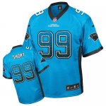 Jerseys Factory Cheap Nike Panthers #99 Kawann Short Blue Altern