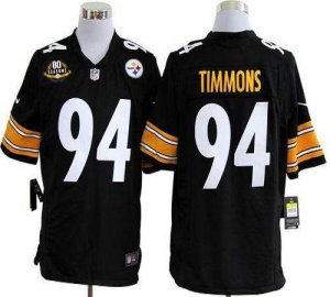Jerseys Factory Cheap Nike Steelers #94 Lawrence Timmons Black T
