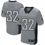 Jerseys Factory Cheap Nike Raiders #32 Marcus Allen Grey Shadow