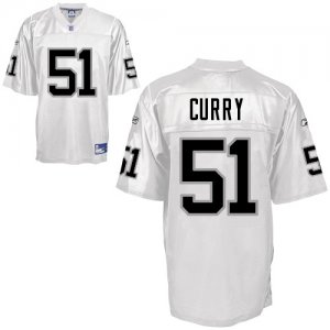 Jerseys Factory Cheap Raiders #51 Aaron Curry White Stitched NFL