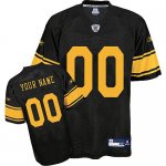Jerseys Factory Cheap Steelers Personalized Authentic Black With