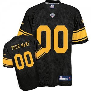 Jerseys Factory Cheap Steelers Personalized Authentic Black With