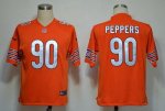 Jerseys Factory Cheap Nike Bears #90 Julius Peppers Orange Alter