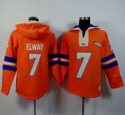 Jerseys Factory Cheap Denver Broncos #7 John Elway Orange Player