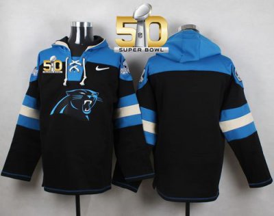 Jerseys Factory Cheap Nike Panthers Blank Black Super Bowl 50 Pl