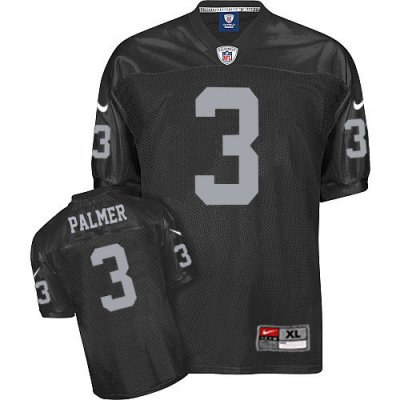 Jerseys Factory Cheap Nike Raiders #3 Carson Palmer Black Stitch