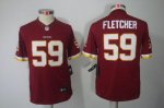 Jerseys Factory Cheap Nike Redskins #59 London Fletcher Burgundy