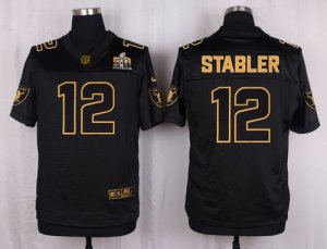 Jerseys Factory Cheap Nike Raiders #12 Kenny Stabler Black Men's