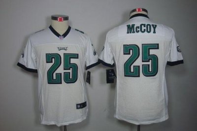 Jerseys Factory Cheap Nike Eagles #25 LeSean McCoy White Youth E