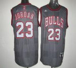 Jerseys Factory Cheap Bulls #23 Michael Jordan Black Rhythm Fash